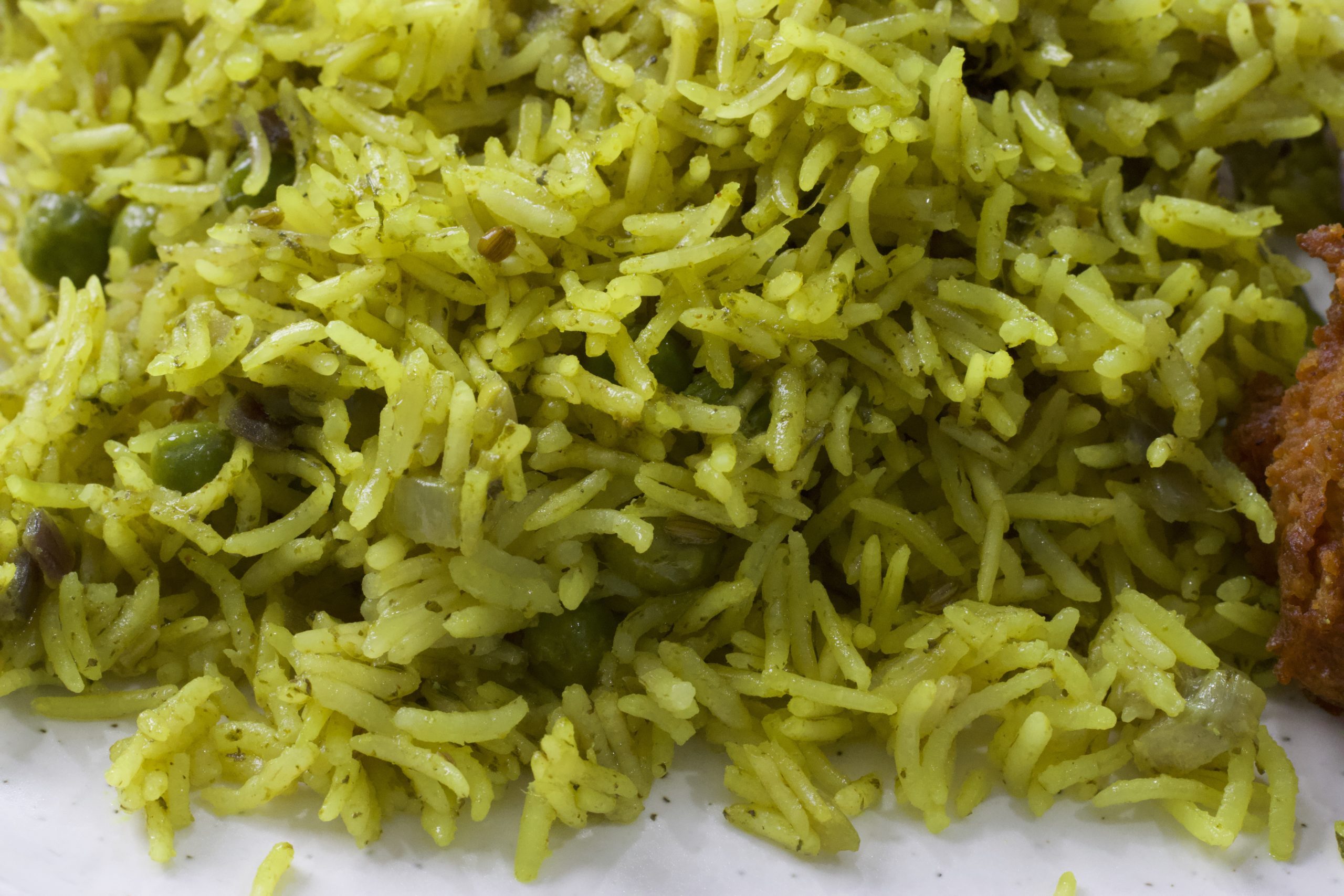 Mint Rice or Mint Pulao