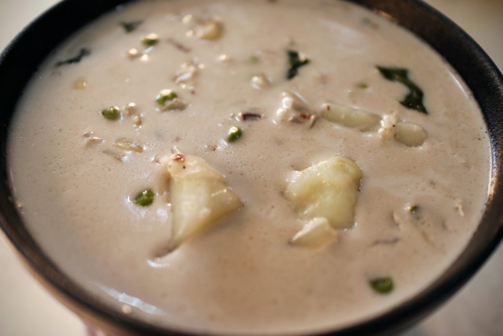 kerala style potato stew. Known as Ishtu