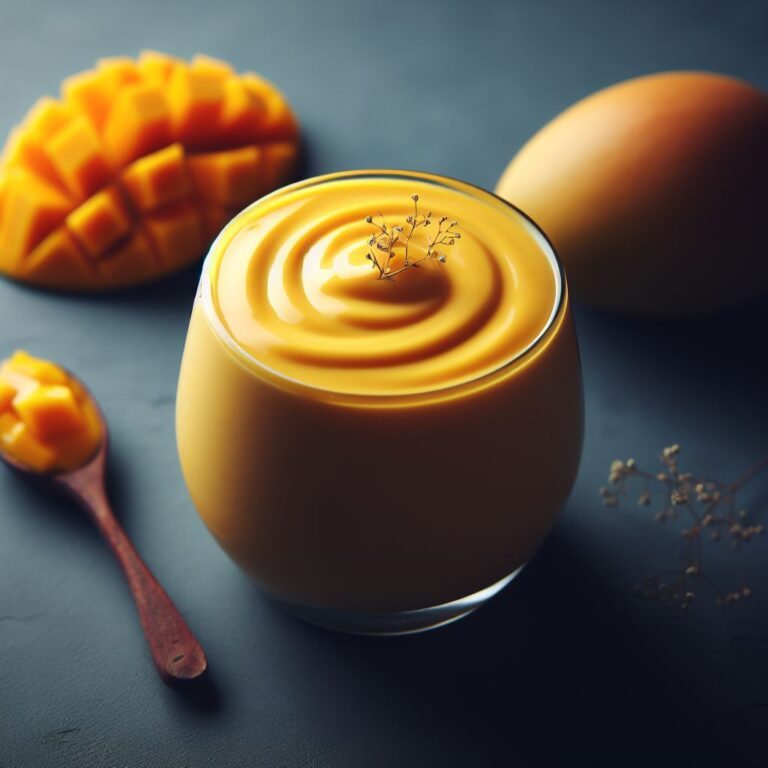 mango smoothie or mango lassi