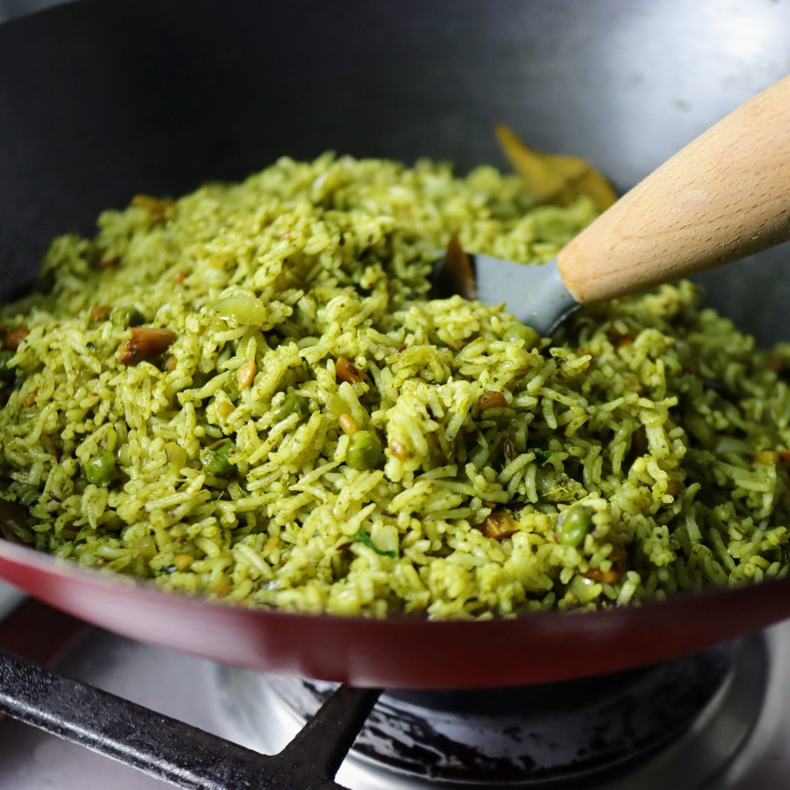 Delicious and aromatic coriander rice, perfect as a side dish