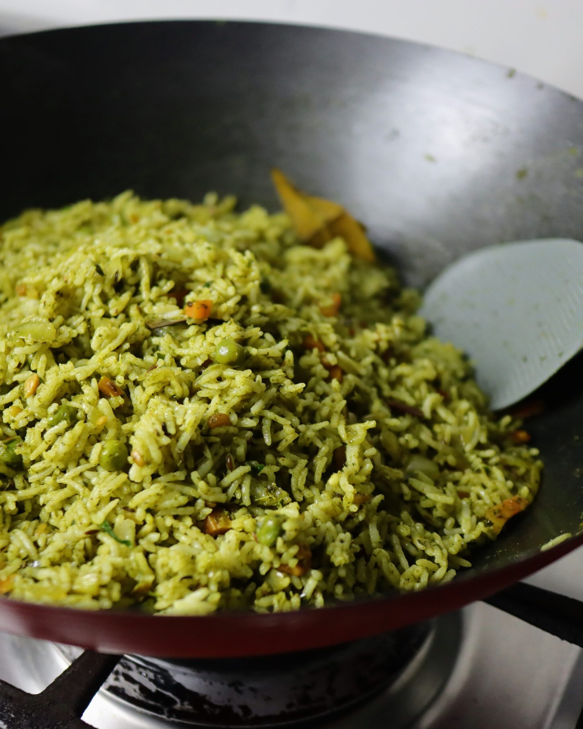 Delicious and aromatic coriander rice, perfect as a side dish