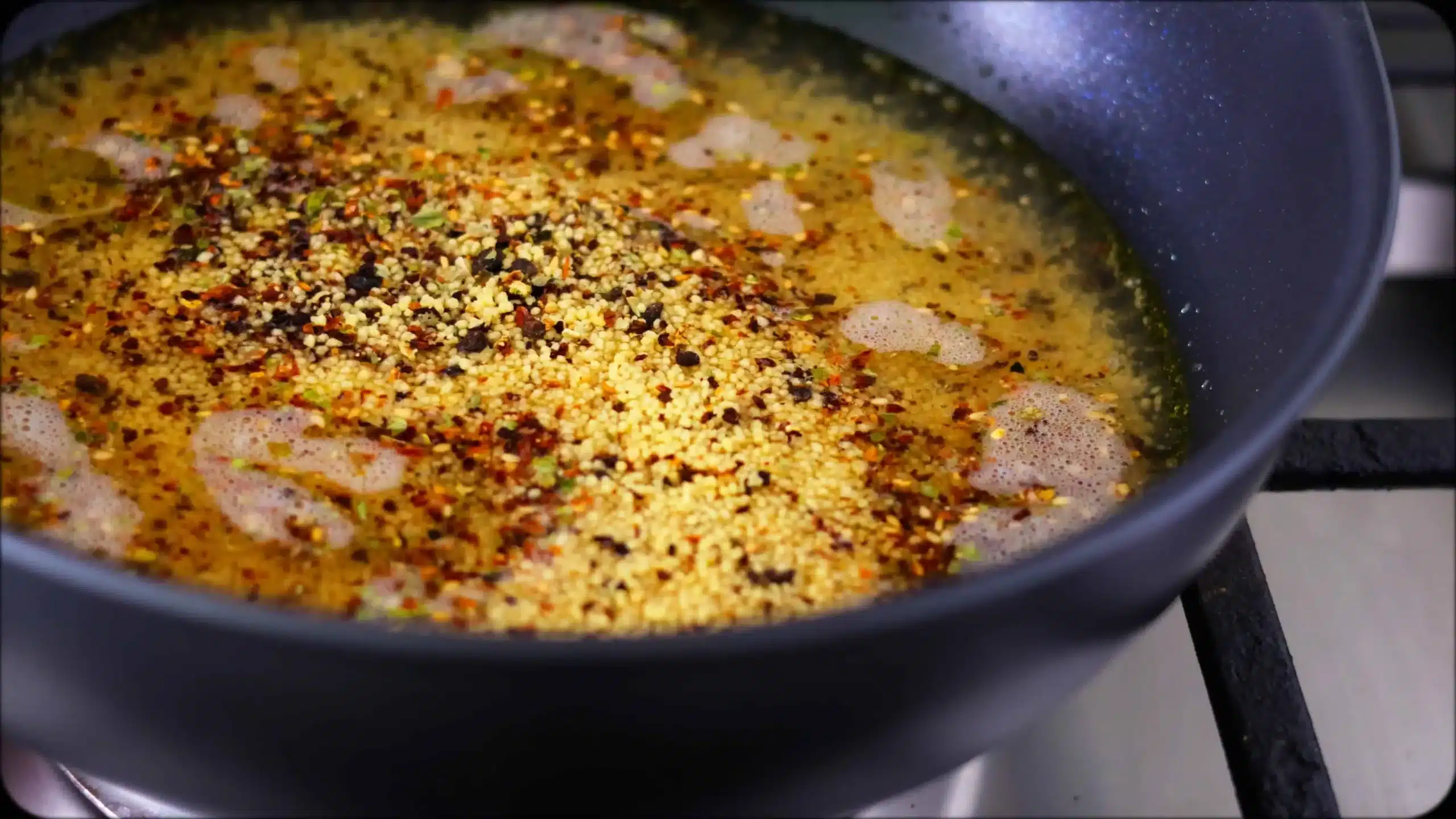 cooking couscous for making CousCous Fried Rice