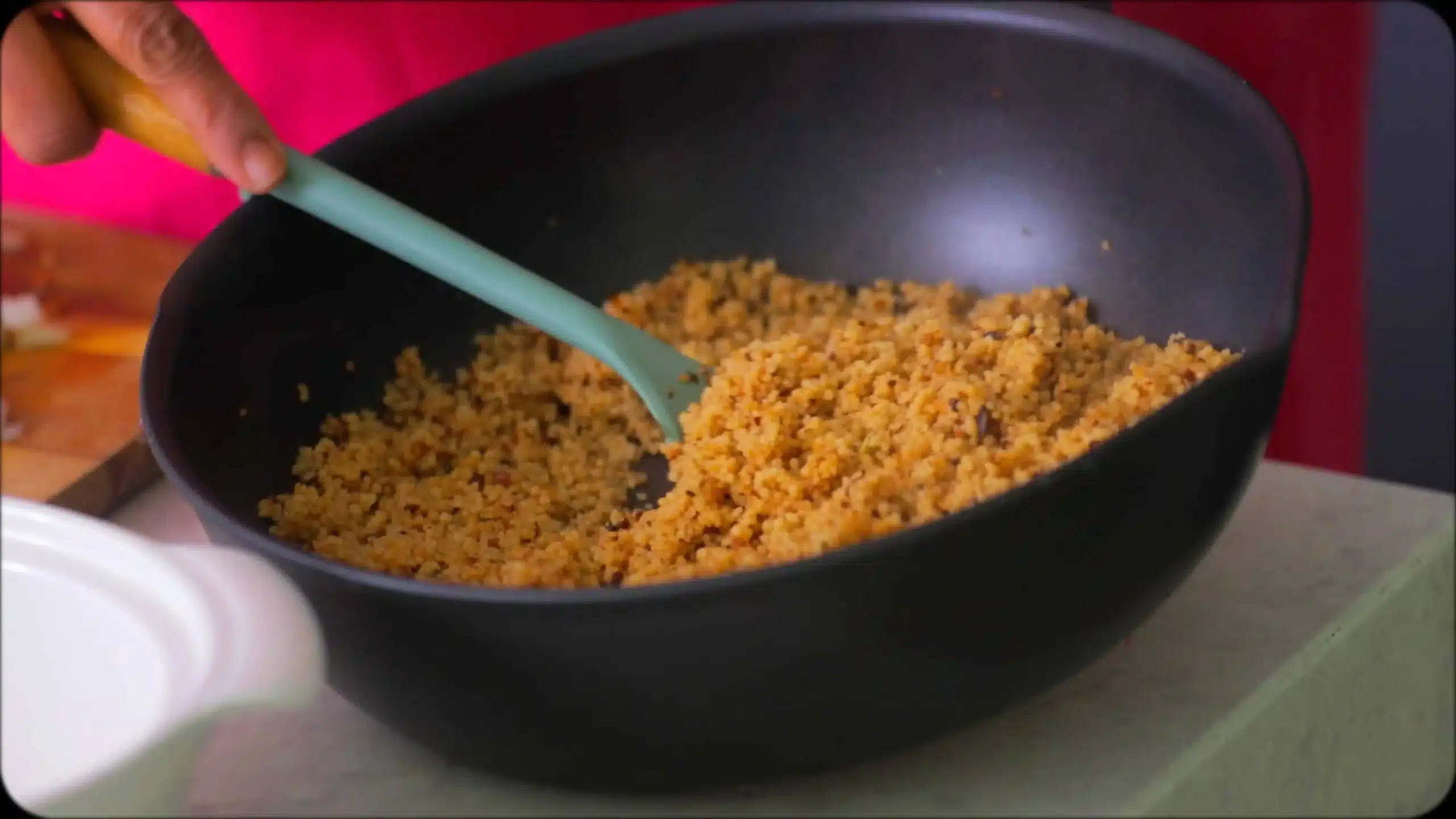 cooking couscous for making CousCous Fried Rice