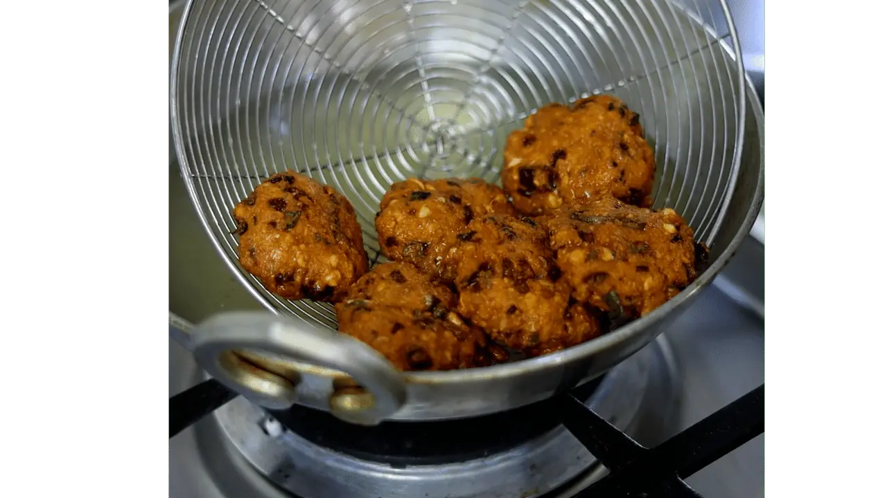 crispy fried parippu vada or masala vada