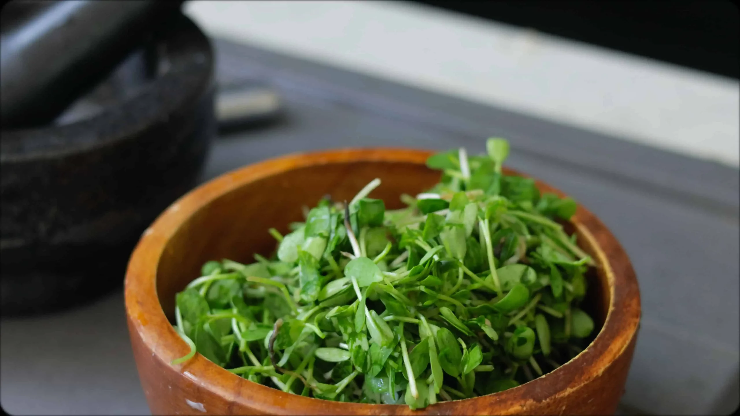 chopped methi leaves for making methi dal