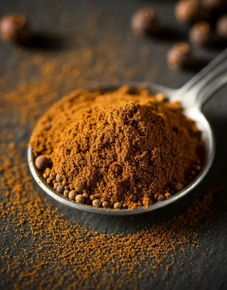 allspice powder in a spoon