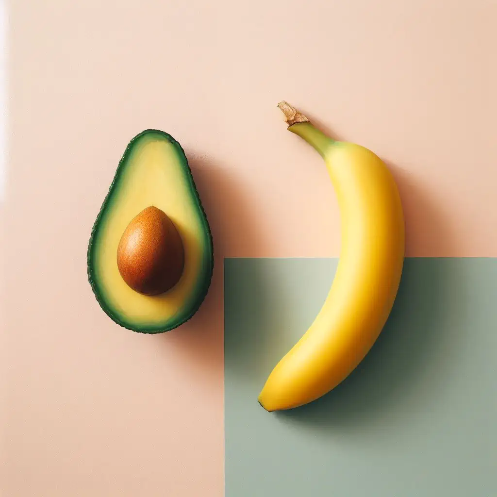 avocado and banana