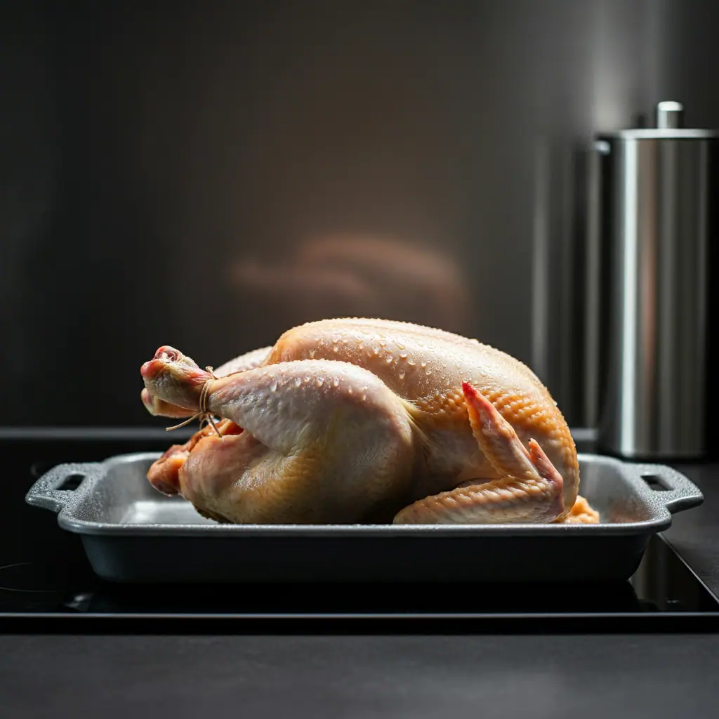 chicken-being-thawed-on-a-plate